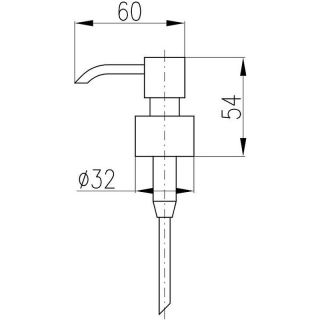 Дозатор для жидкого мыла Rav Slezak ND YUA0303SM Бронза